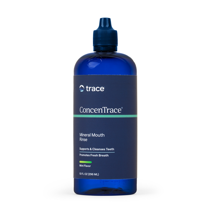 Trace Minerals Research ConcenTrace Mineral Mouth Rinse, 10 fl oz, front of bottle