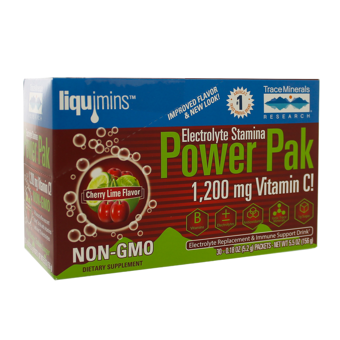 Electrolyte Stamina Power Pak 30 packets by Trace Minerals Research