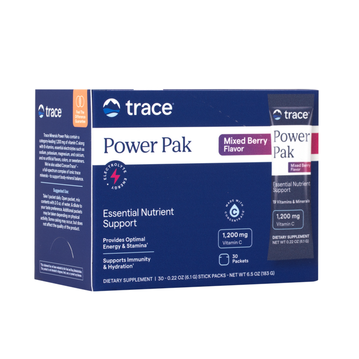 Trace Minerals Research Electrolyte Power Pak Mixed Berry Flavor