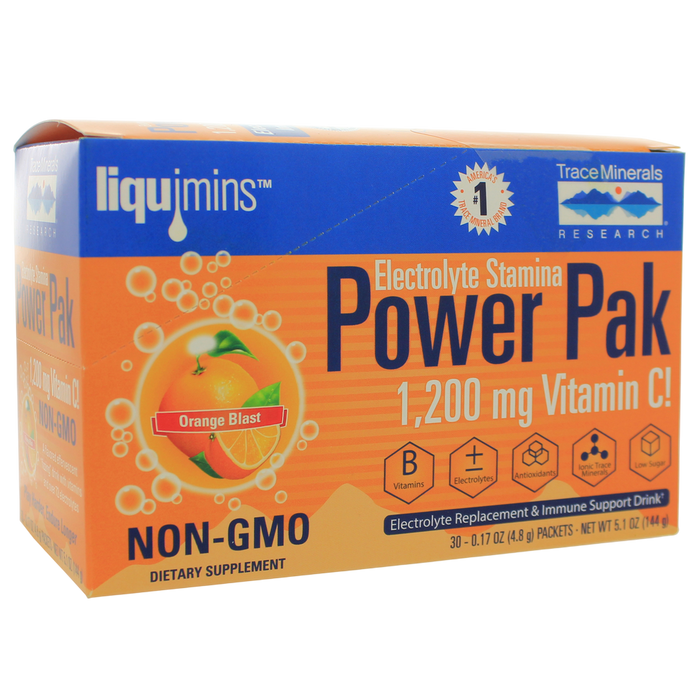 Electrolyte Stamina Power Pak 30 packets by Trace Minerals Research