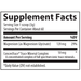Trace Minerals Research Magnesium Glycinate Powder 6.35 oz supplement facts label