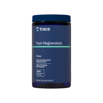Trace Minerals Research Pure Magnesium Flakes, 25.4 oz, front of container