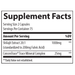 Trace Minerals Research Shilajit 1000 mg 150 capsules supplement facts label