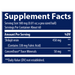 Trace Minerals Research Shilajit Resin 1.06 oz supplement facts label