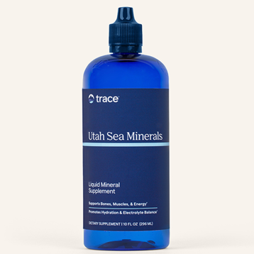 Trace Minerals Research Utah Sea Minerals, 10 fl oz, front of bottle