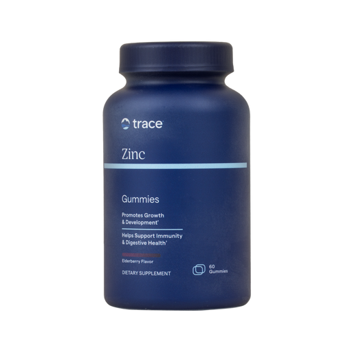 Trace Minerals Research Zinc, 60 gummies, front of bottle