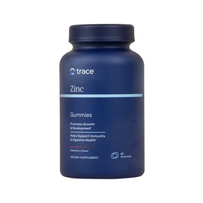Trace Minerals Research Zinc, 60 gummies, front of bottle