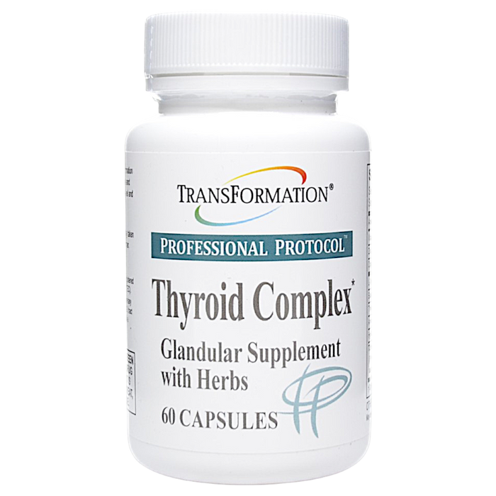 Transformation Enzymes Thyroid Complex, 60 capsules, front of bottle