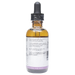Bottle with inactive ingredients label on a white background