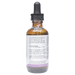 Bottle with active ingredients label on a white background