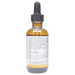Bottle with active ingredients label on a white background