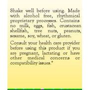 True Botanica 5M Trace Minerals 1.86 fl oz label information panel