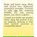 True Botanica 5M Trace Minerals 1.86 fl oz label information panel