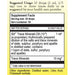 True Botanica 5M Trace Minerals 1.86 fl oz supplement facts label