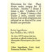 True Botanica Apis Mell. 30X 30 mL label information panel