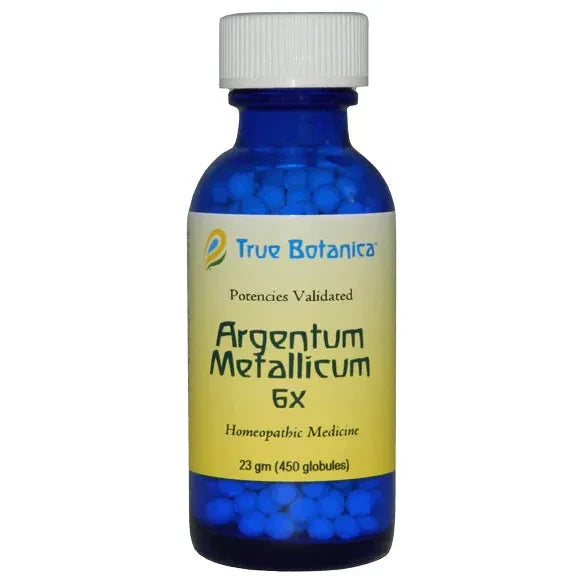 True Botanica Argentum Metallicum 6X, 23 g, front of bottle