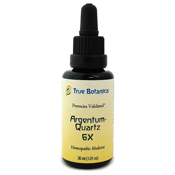 True Botanica Argentum Quartz, 30 mL, front of dropper bottle