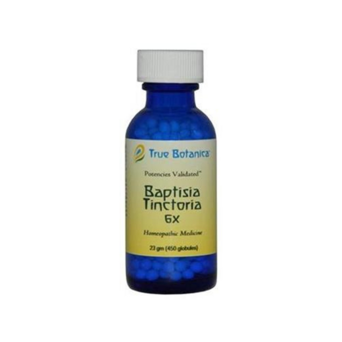 True Botanica Baptisia Tinctoria 6X, 23 g, front of bottle
