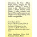 True Botanica Belladonna 30X 30 mL label information panel