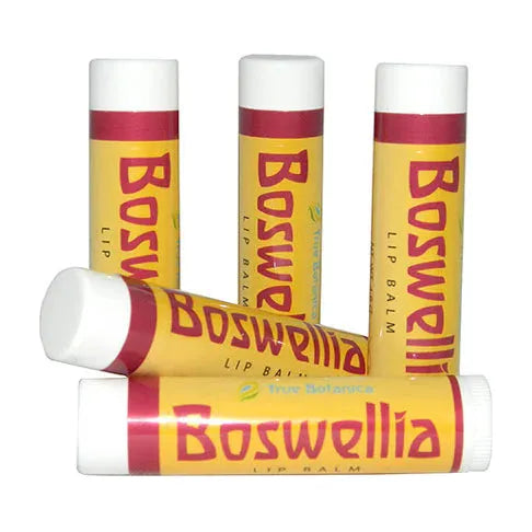 True Botanica Boswellia Lip Balm, 4.8 g, front of tube