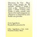 True Botanica Bryophyllum 6X 30 mL label information panel