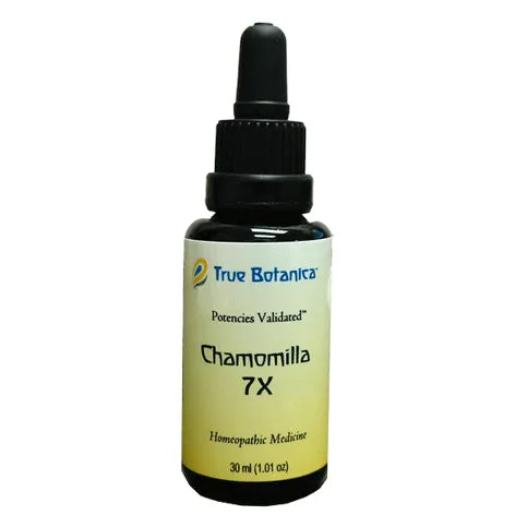 True Botanica Chamomilla 7X, 30 mL, front of dropper bottle