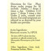 True Botanica Chamomilla 7X 30 mL label information panel