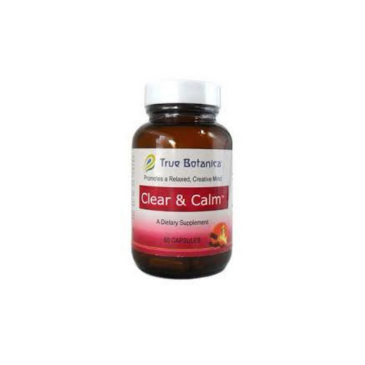 True Botanica Clear and Calm, 60 capsules, front of bottle