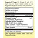 True Botanica Emerald Pentas TMS 1.86 fl oz supplement facts label