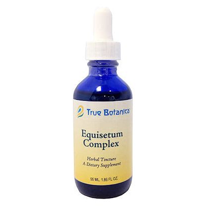 True Botanica Equisetum Complex Herbal Tincture, 1.86 fl oz, front of dropper bottle