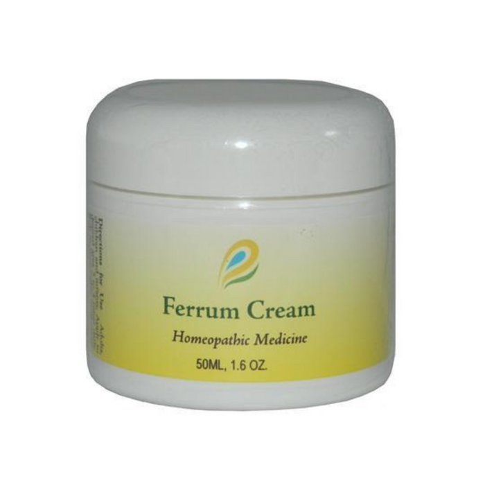 True Botanica Ferrum Cream, 1.67 oz, front of jar