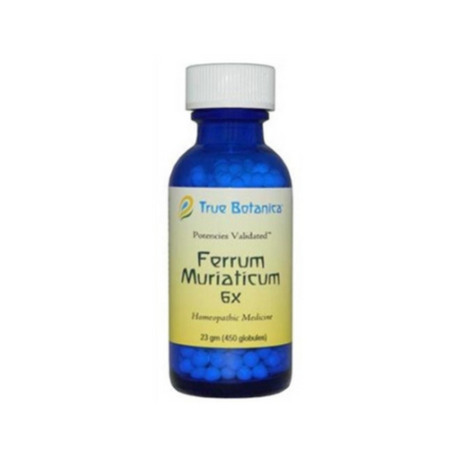 True Botanica Ferrum Muriaticum 6X, 23 g, front of bottle