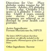 True Botanica Ferrum Muriaticum 6X 23 g label information panel