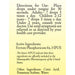 True Botanica Ferrum Phos 6X 30 mL label information panel