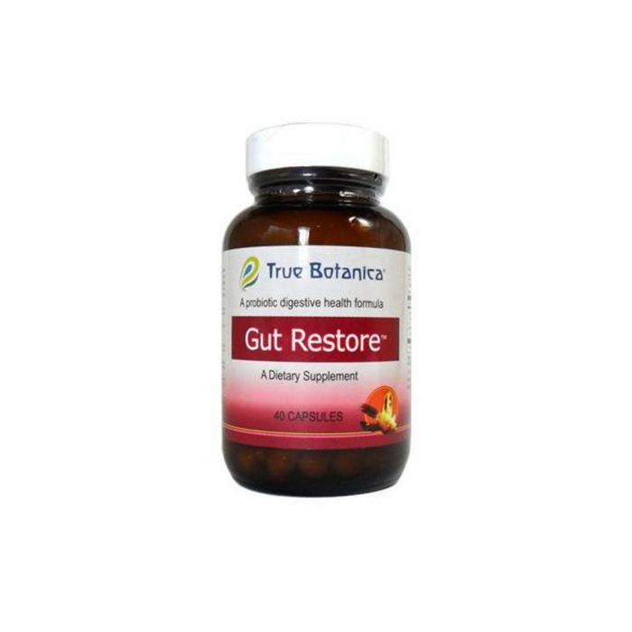 True Botanica Gut Restore, 40 capsules, front of bottle