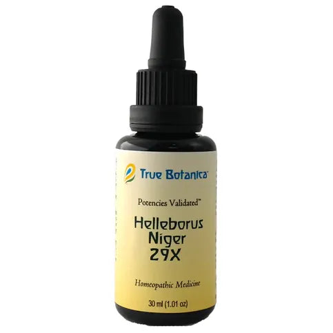 True Botanica Helleborus Niger 29X, 30 mL, front of dropper bottle