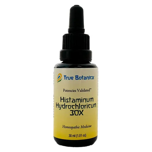 True Botanica Histaminum Hydrochloricum 30X, 30 mL, front of dropper bottle