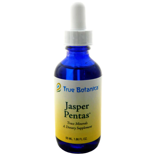 True Botanica Jasper Pentas TMS, 1.86 fl oz, front of dropper bottle