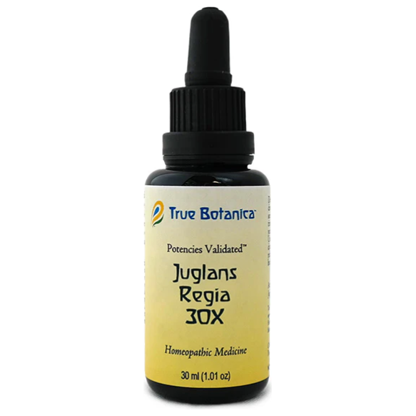 True Botanica Juglans Regia 30X, 30 mL, front of dropper bottle