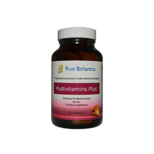 True Botanica Multivitamins Plus, 90 capsules, front of bottle