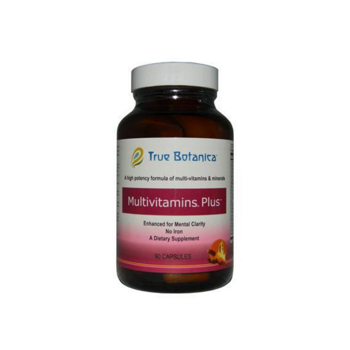 True Botanica Multivitamins Plus, 90 capsules, front of bottle
