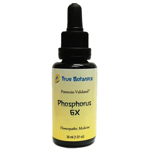 True Botanica Phosphorus 6X, 30 mL, front of dropper bottle