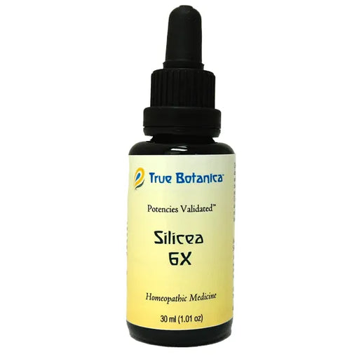 True Botanica Silicea 6X, 30 mL, front of dropper bottle