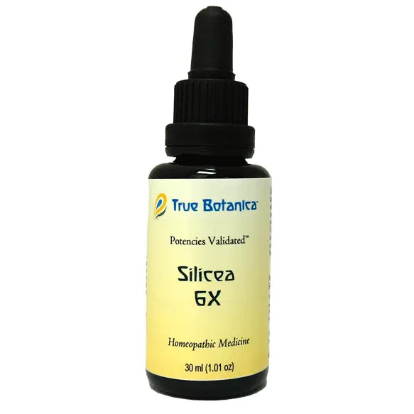 True Botanica Silicea 6X, 30 mL, front of dropper bottle
