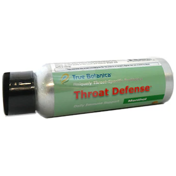 True Botanica Throat Defense Menthol, 1.1 oz, front of bottle