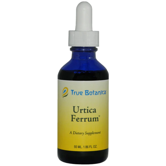 True Botanica Urtica Ferrum, 1.86 fl oz, front of dropper bottle
