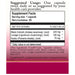True Botanica Women's Plus 60 capsules supplement facts label