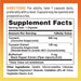 Supplement Facts label - Turmeric Curcumin 1000 mg with Bioperine
