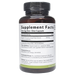 Bottle with supplement facts label on a white background