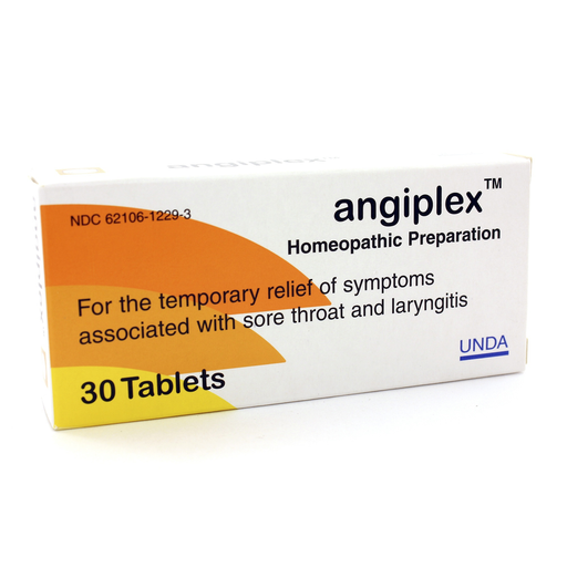Unda Angiplex, 30 tablets, front of box